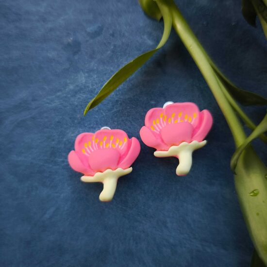 Klipši Tumši rozā ziedi nr2